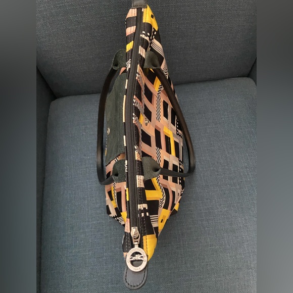 Longchamp Limited Edition 2015 Modele Depose Jeremy Scott Graphic Design Tote - Picture 3 of 16